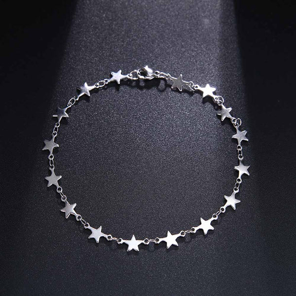 Star Linked bracelet (18k Gold / Sterling Silver)