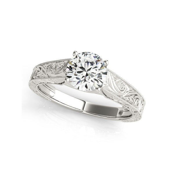 18kt White Gold 1.2 Carat Diamond Extraordinary Ring Set