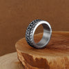 Sterling Silver Encrypted Vintage Ring