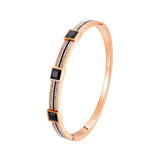 Lux Black Onyx Diamond Bangle