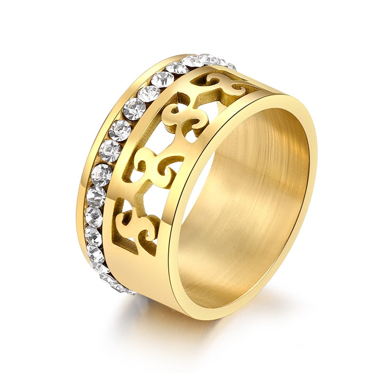 Diamond Elegance Ring (18k Gold / Sterling Silver)