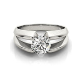 18kt White Gold Solitaire 1.2 Ct Diamond Ring