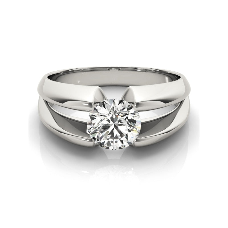 18kt White Gold Solitaire 1.2 Ct Diamond Ring