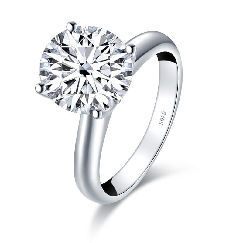 18k White Gold 3ct Diamond Engagement Statement Ring