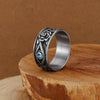 Sterling Silver sapphire evil eye rose ring