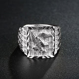 18k Gold / Sterling Silver King Eagle Ring