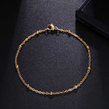 18k Gold / Sterling Silver Inter link Bracelet