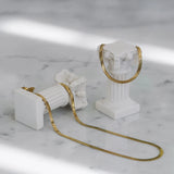 3mm 18k Gold Herringbone Chain