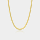 3mm 18k Gold Herringbone Chain