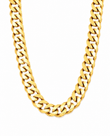 12mm 18K Gold Cuban Link Chain
