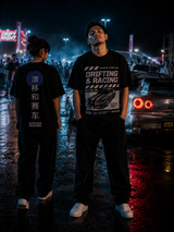 R34 Skyline Black Heavy Weight Oversized TEE