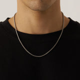 3mm Sterling Silver Franco Chain