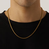 3mm 18k Gold Franco Chain