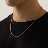 3mm 18k Gold Franco Chain