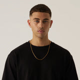 3mm 18k Gold Franco Chain