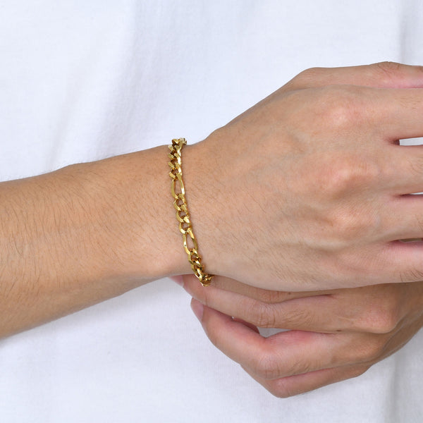 18k Gold Figaro Bracelet