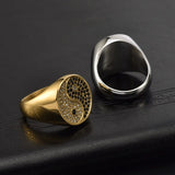 Diamond Ying Yang Ring