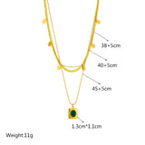 18K Gold Emerald Glory Set