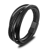 Genuine Leather Connected Bracelet