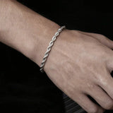 4mm Sterling Silver Rope Bracelet