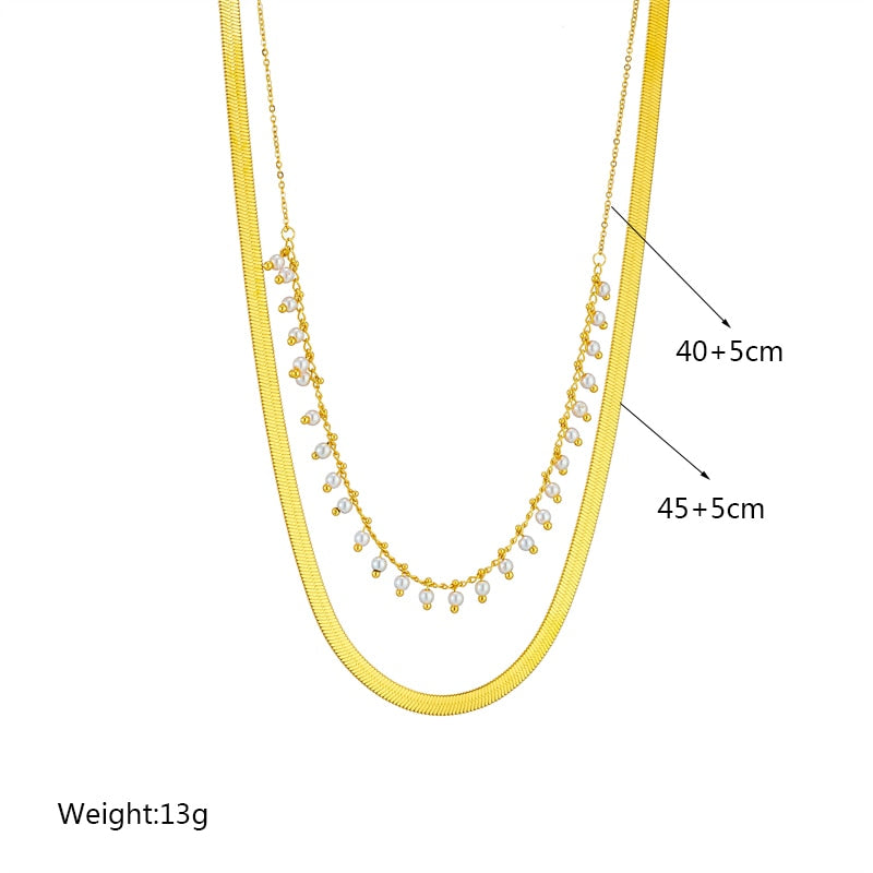 18k Gold Picture Perfect Necklace Set