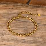 18k Gold Figaro Bracelet