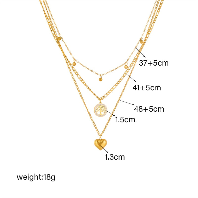 18k Gold Enchanted Love Set