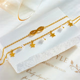 18k Gold Infinity Pearl Anklet