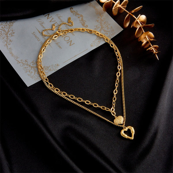 18K Gold Love Void Set