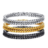 8mm Double Curb Chain Bracelet
