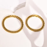 8mm Double Curb Chain Bracelet
