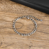 Sterling Silver Figaro Bracelet