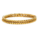 8mm Double Curb Chain Bracelet