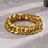 15mm Miami Curb Cuban Bracelet