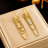 18k Gold Goddess Chandelier Earrings