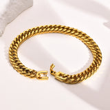 8mm Double Curb Chain Bracelet