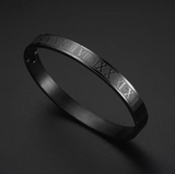 Black Roman Numeral Bangle Bracelet
