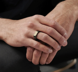 Titanium Rectangle Signet Ring