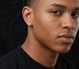 18K Gold Diamond Stud Earrings Round Cut (2mm-10mm)