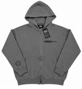 440GSM Terry Cotton Zip Up jacket (Grey)