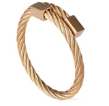 18k Gold Brick Bracelet
