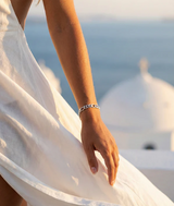 7mm Sterling Silver Figaro Bracelet