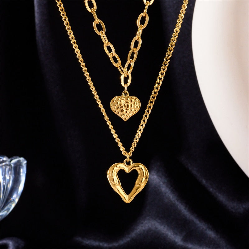 18K Gold Love Void Set