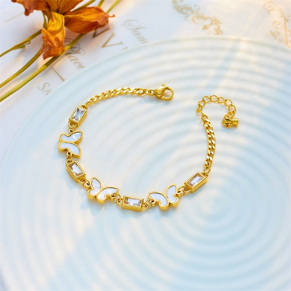 18K Gold Rendezvous Diamond Anklet