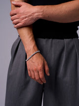 Sterling Silver 4mm Moissanite Tennis Bracelet