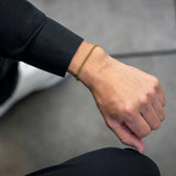 3mm 18K Gold Wheat Bracelet