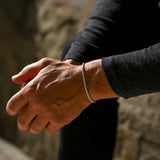 3mm Sterling Silver Wheat Bracelet