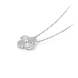 Sterling Silver Van Clover Pendant Necklace