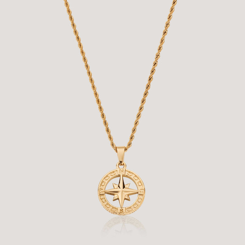 North Star Gold Pendant Necklace