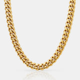12mm 18K Gold Cuban Link Chain